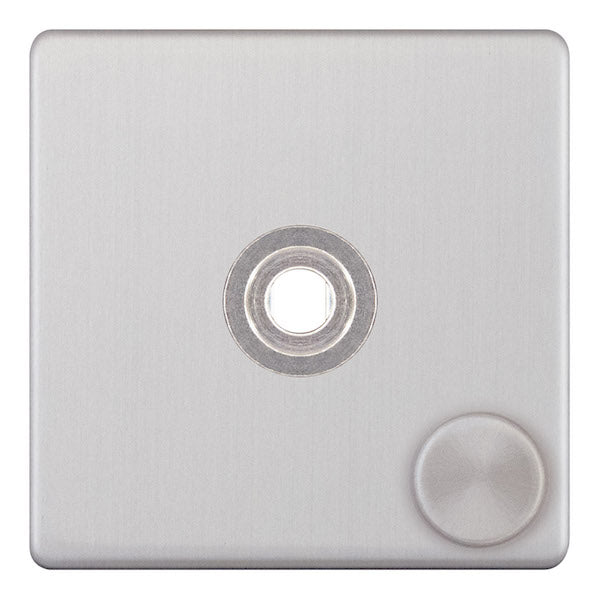 Selectric - Screwless 1 Gang Empty Dimmer Plate With Knob 5MPLUS
