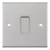 Selectric 1 Gang 2 Way Switch 5M Satin Chrome White