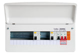 FuseBox 10 Way Dual RCD (Type A) Consumer Unit With SPD F2010DXA