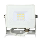 V-TAC  10W LED Floodlight Slimline White Body SAMSUNG Chip 3000K VT-10-W 427