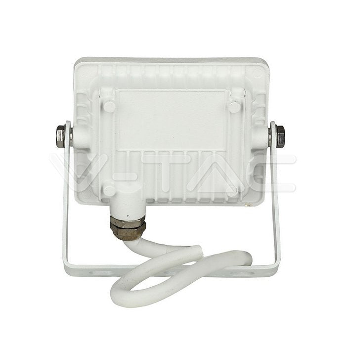 V-TAC - 10W LED Floodlight Slimline White Body SAMSUNG Chip 4000K VT-10-W 428