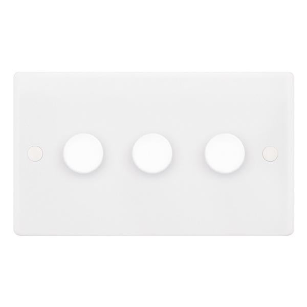 Selectric Smooth 3 Gang Dimmer 400w SSL511