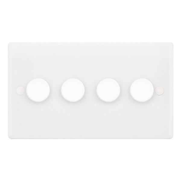 Selectric Smooth 4 Gang Dimmer 400w SSL514