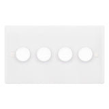 Selectric Smooth 4 Gang Dimmer 400w SSL514