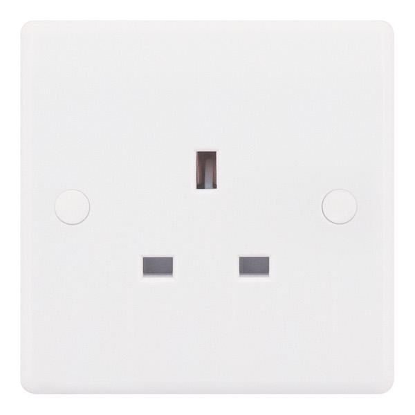 Selectric Smooth 13A Unswitched Socket SSL519
